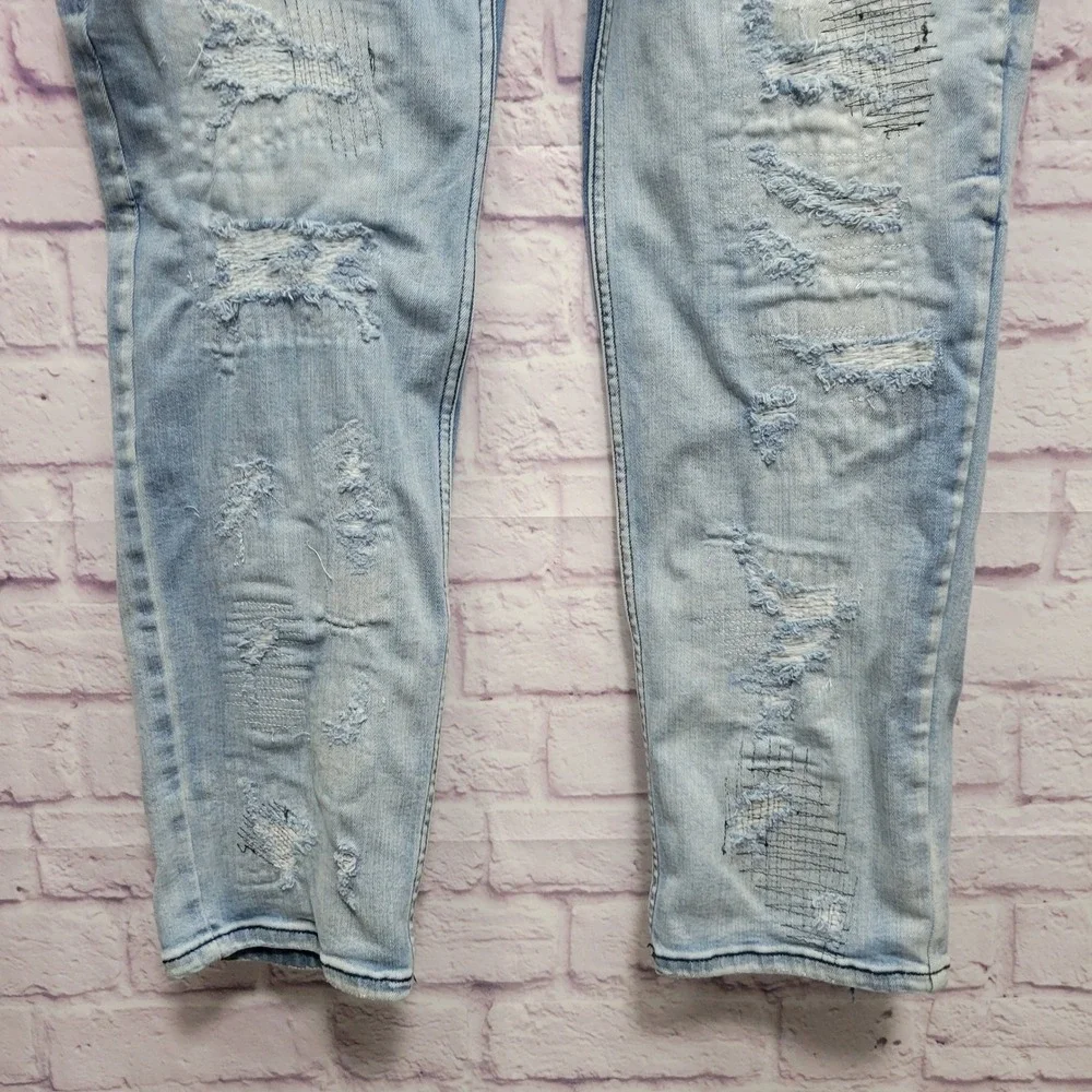 Rockstar Original Skinny Denim Jeans Mens 44 Distressed Y2k Grunge Streetwear‎ - Picture 5 of 10